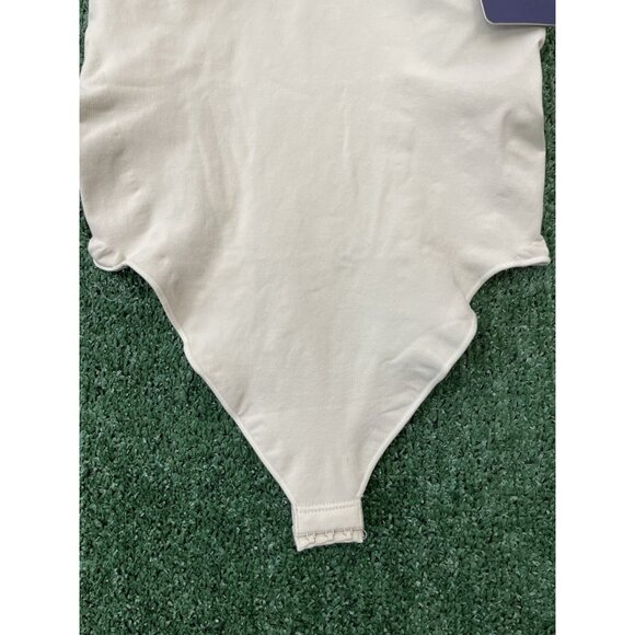 Mirity Body Compression Leotard White Cream Sleeveless Stretch NWT Size 2XL - Picture 3 of 13